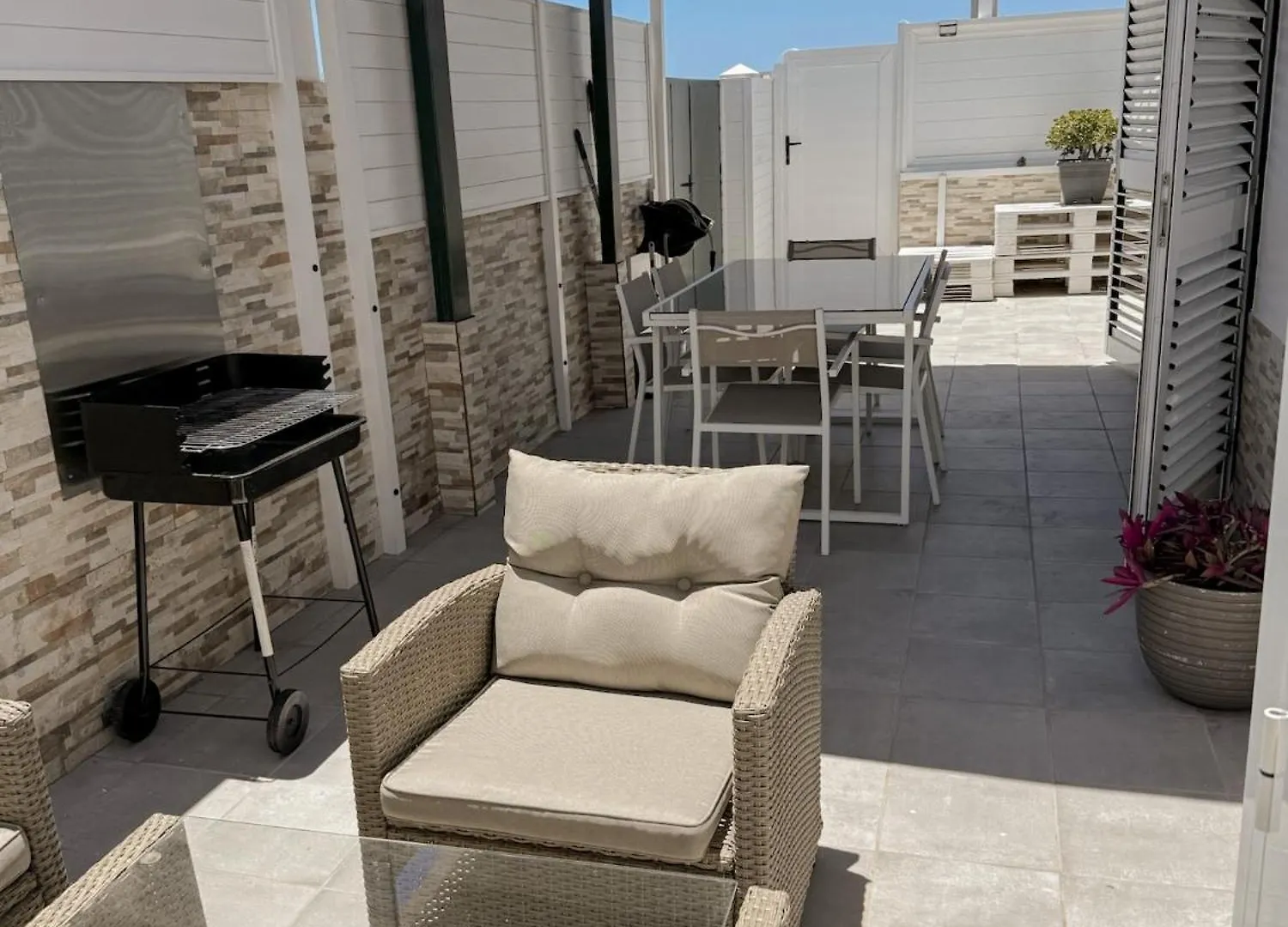 Pambnb - House Next To The Beach, Terrace, Fiber Wi-Fi, Bbq Abades  Hiszpania
